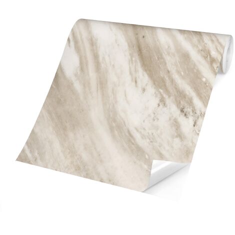 Carta da parati adesiva effetto marmo - Marmo Palissandro Beige - Formato  quadrato Dimensione HxL: 192cm x 192cm
