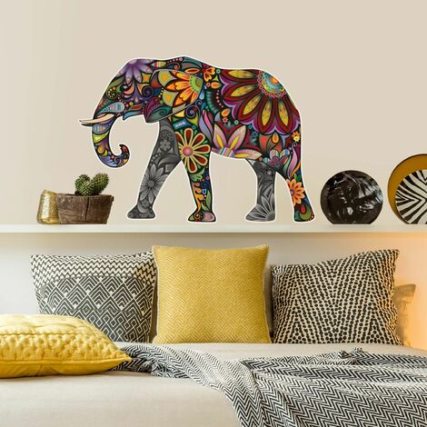 Adesivo murale elefante
