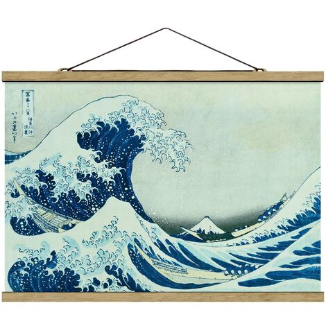 Quadro su tela La grande onda di Kanagawa - Hokusai