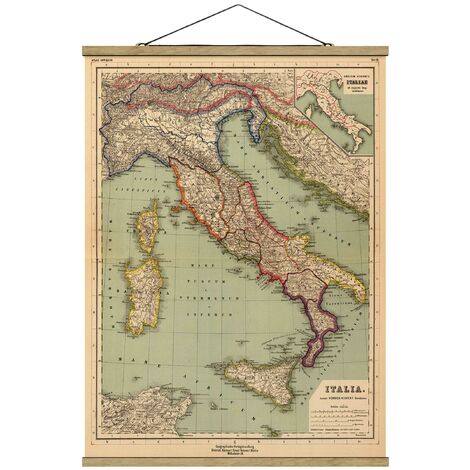 Carta geografica italia - 10 pezzi