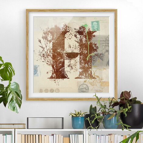 CORNICE IN LEGNO DI QUERCIA 50x70 cm - The Birth Poster