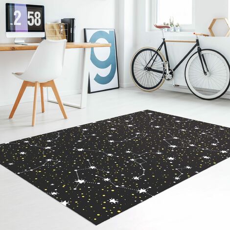 Scopri Tappeto lavabile per bambini Stars Multicolor in diverse dimensioni