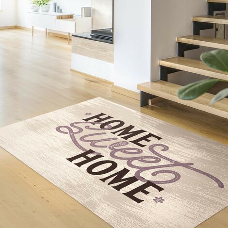 Tappeti in vinile - Home sweet home shabby white - Orizzontale 2:3  Dimensione HxL: 40cm x 60cm