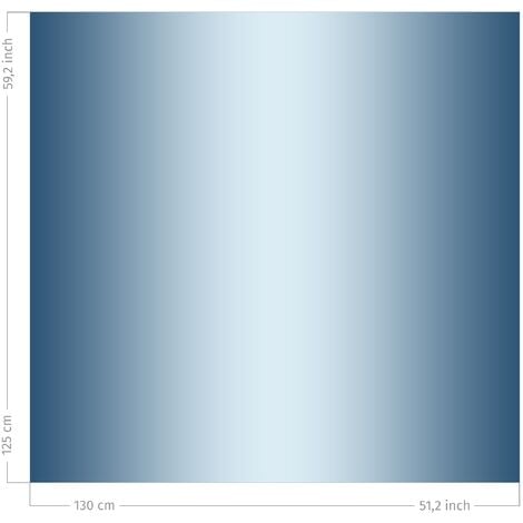 Tende - Gradiente verticale blu Dimensione HxL: 125cm x 130 cm (1 Tenda)