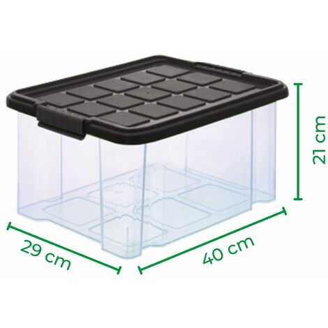 5x Novaliv Aufbewahrungsbox 5x Aufbewahrungsbox, 5x Deckel