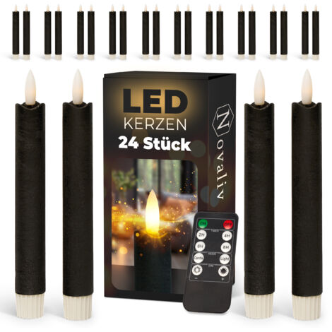 24x Novaliv LED Kerze Echtwachskerzen (1/5)