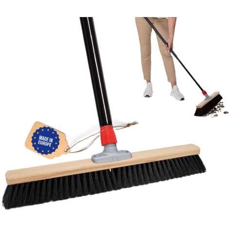 Novaliv Krallenbesen 60cm - Gebogene Borsten Für Kunstrasen & Garten - Made In Germany