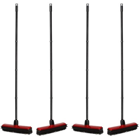 4x Novaliv Staubbesen  Besenkopf mit Stiel