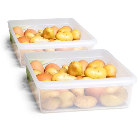 2x Novaliv Kühlschrank-Einsätze  Kühlschrank Organizer