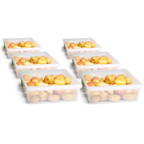 6x Novaliv Kühlschrank-Einsätze  Kühlschrank Organizer