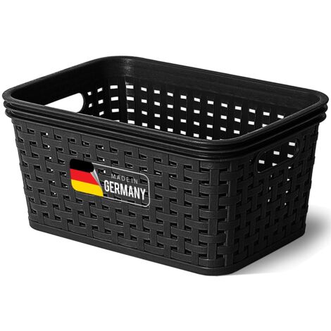 Novaliv Aufbewahrungsbox 1x Aufbewahrungskorb Rattan (1/5)