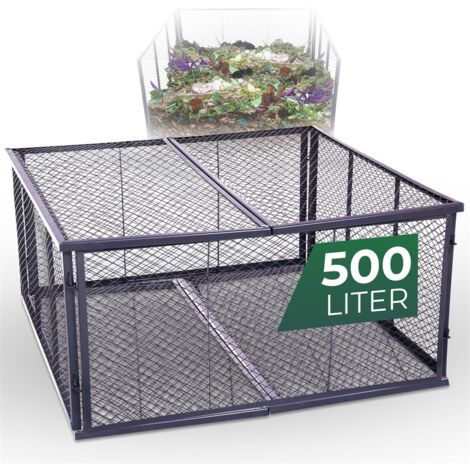 2x Novatool Komposter  Garten-Komposter Komposter + Boden