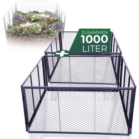 2x Novatool Komposter  2x Garten-Komposter