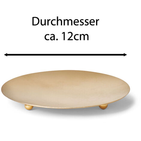 NKlaus 12x Kerzenhalter Messing – Goldene Kerzenständer Für Dünne Altarkerzen Bis 0,9 Cm, Perfekt Für Hochzeiten