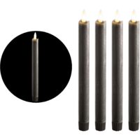 4x Novaliv LED Kerze Echtwachskerzen