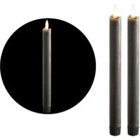 2x Novaliv LED Kerze Echtwachskerzen