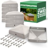 10x Novatool Beschläge 10x Pfostenkappen, 20x Schrauben