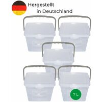 5x Novaliv Aufbewahrungsbox Box + Deckel