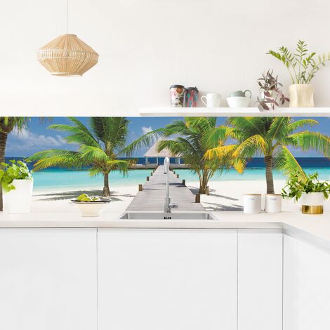 Revestimiento pared cocina - Catwalk To Paradise Dimensión LxA: 40cm x 140cm Material: Smart