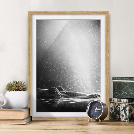 Lienzo estampado «Ginko» enmarcado 58 x 58 cm - Atmosphera