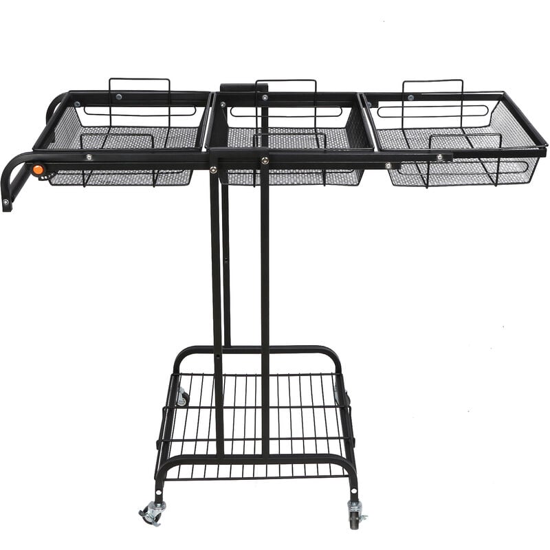 4 Pièces En Plastique Suspendu Chariot De Douche Portable Cuisine