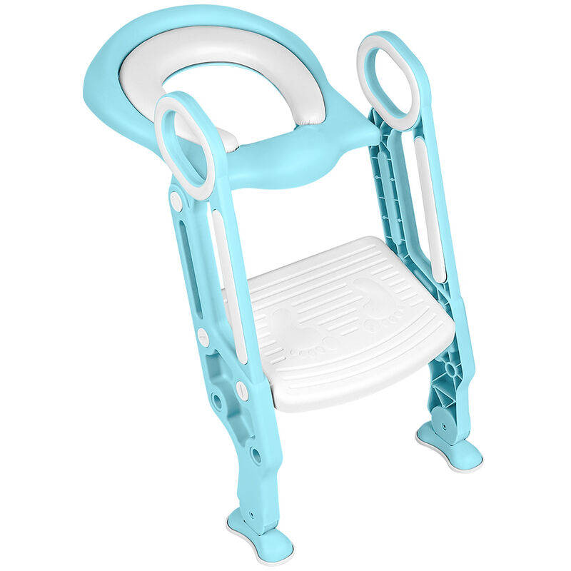 Réducteur Toilette Enfant 3 En 1 - Rehausseur Avec Marche Et Pot Amontable - Hauteur Réglable, Antidérapant
