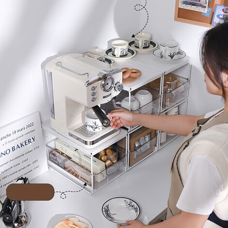 Support pour machine café tiroir porte-capsules Dolce Gusto
