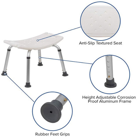Marchepied Stable Pied D'Éléphant à Roulettes – 41 Cm, Charge 150 Kg, Plastique Robuste Noir