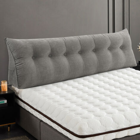 Coussin De Lecture Pour Lit Et Canapé - Avec Support Lombaire Et Coussin De Nuque Amovible