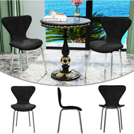 Chaise Rembourrée Avec Dossier Gris - TIKI - 5