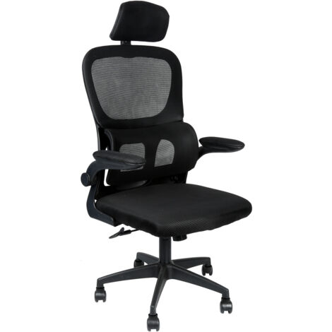 Fauteuil de bureau pivotant support lombaire ergonomique avec repose
