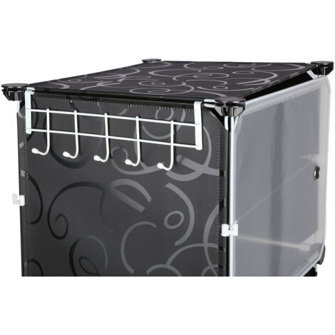 Armoire modulable, Étagère de Rangement à Chaussures, en Plastique, 8 Compartiments, Montage Facile (1/5)