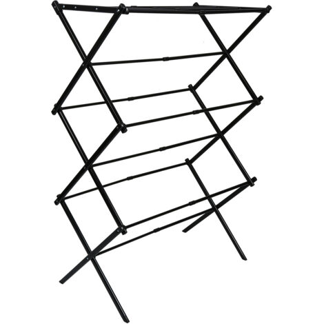Etendoir Linge Interieur et Extérieur, Sechoir a Linge Pliable, Seche Linge 3 Niveaux (1/5)