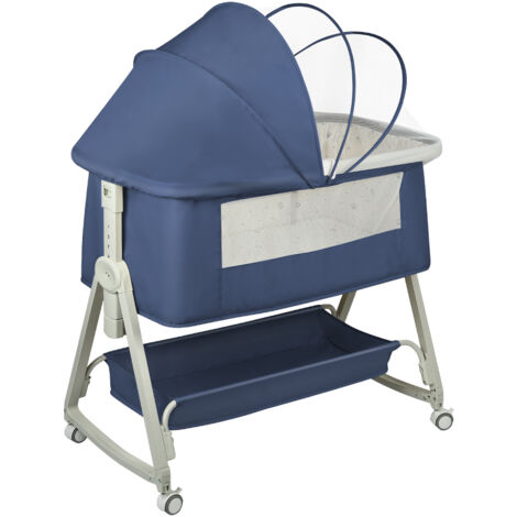 Berceau Cododo Bébé Portable 4 en 1 Matelas,Filet,Panier de Rangement, 0-6 Mois