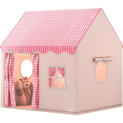 Tente château princesse polyester rose 78x130cm Tente château princesse polyester rose 78x130cm