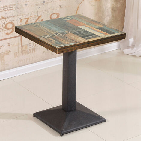 Plateau 60x60 Cm Hauteur 70-90 Cm Table De Bistrot Haute Carrée Réglable 60x60cm - Table De Bar Moderne Pour Restaurant, Café Et Intérieur Plateau 60x60 Cm Hauteur 70-90 Cm Table De Bistrot Haute Carrée Réglable 60x60cm - Table De Bar Moderne Pour Restaurant, Café Et Intérieur