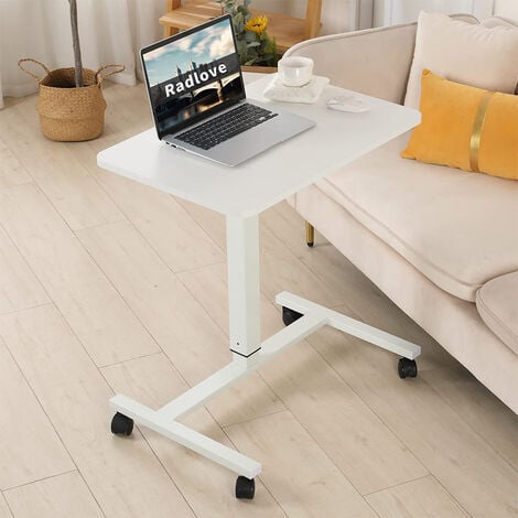 Table de lit à roulettes - table d'ordinateur portable sur