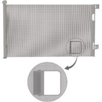 Barrière de sécurité extensible de 0 à 180 cm - Pour escalier de bébé - Pour l'intérieur et l'extérieur - Gris