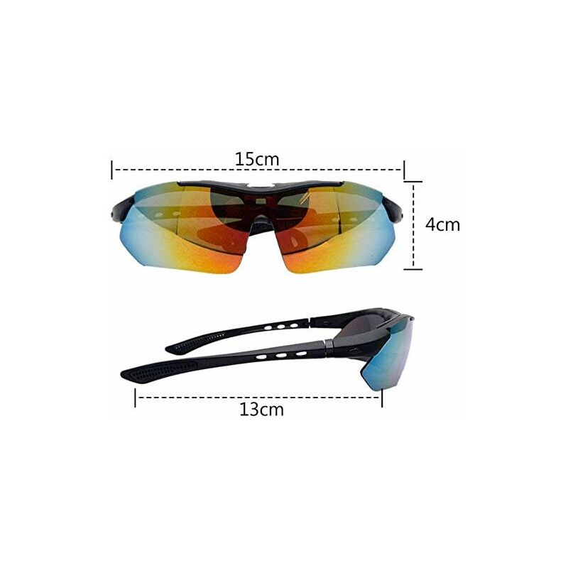 UV400 Radfahren Brille Sonnenbrille Lauf Travel Reiten Motorrad Brillen