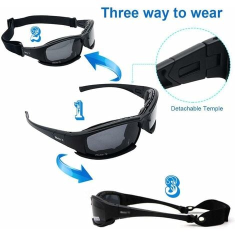 16 × 6 × 5 cm Details about   Taktische Anti-UV Schutzbrille Outdoor Sport Schutzbrille