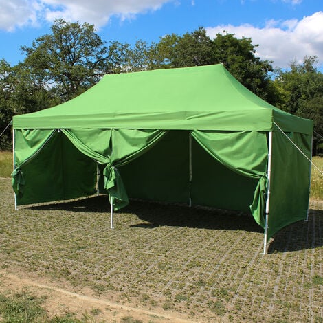 Seitenplane Seitenteil für Pavillon Partyzelt Zeltplane für Zelt 10m PVC grün 