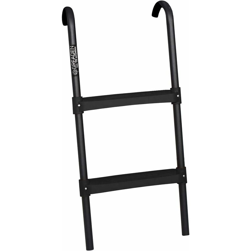 ESCALERA DE PLÁSTICO NEGRO PARA TRAMPOLÍN FREESTYLE 305 - ACCESORIOS PARA TRAMPOLÍN - ESCALERA 78.5cm X 36.5cm / 2 peldaños