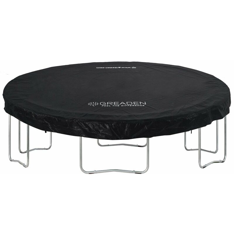 GREADEN Funda protectora de PVC negra para el trampolín Freestyle de 430 CM Funda protectora para el trampolín