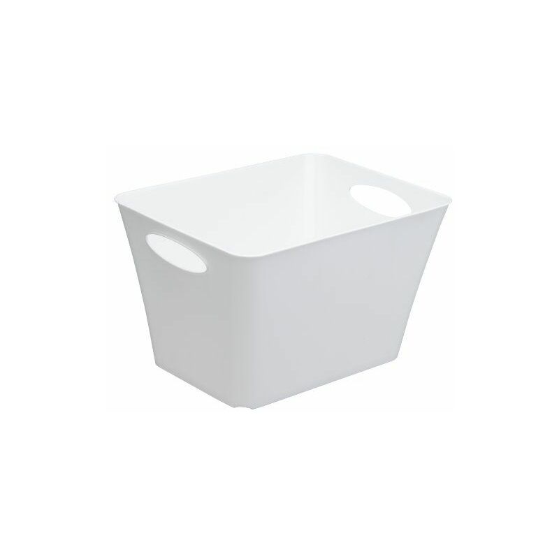 ROTHO Living - Caja de almacenaje, plástico, blanco, 44 l