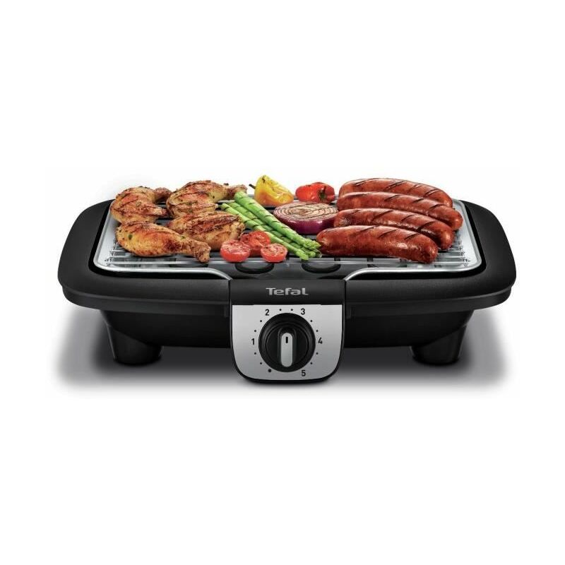 Tefal EasyGrill YY3818FB Parrilla Mesa Eléctrico 2100W Negro barbacoa