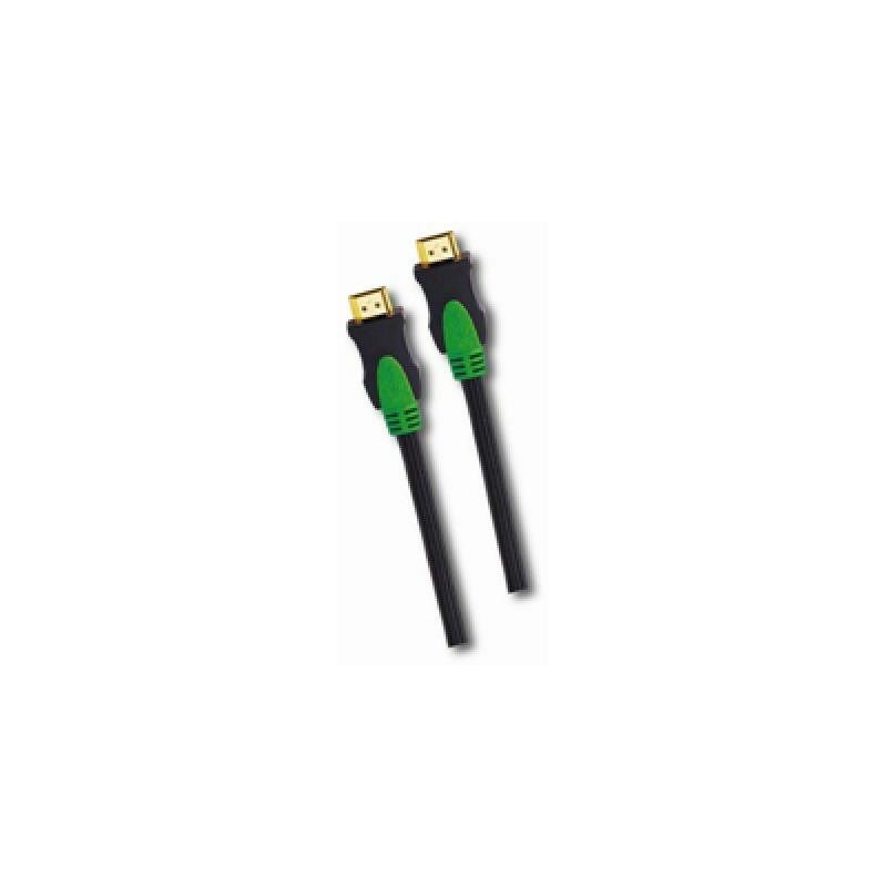 Shardan 2m Hdmihdmi cable type a standard negro verde 2