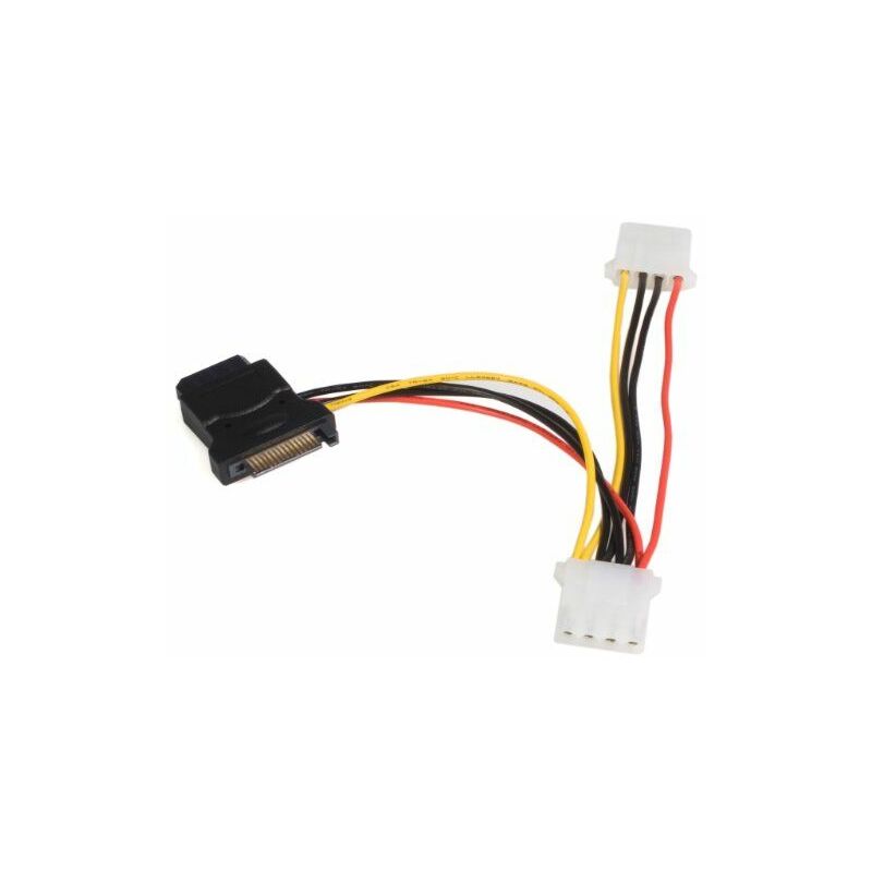 StarTech.com Adaptador de Cable de Alimentación SATA a LP4 con 2 LP4 Adicionales