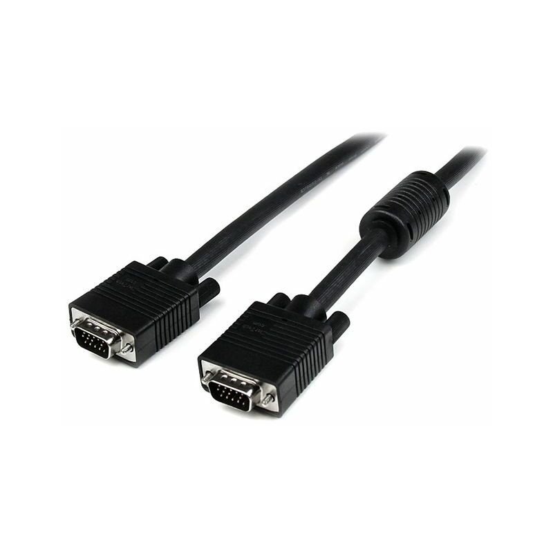 StarTech.com Cable de Vídeo VGA de 2m para Monitor de Ordenador - HD15 Macho a Macho - Negro