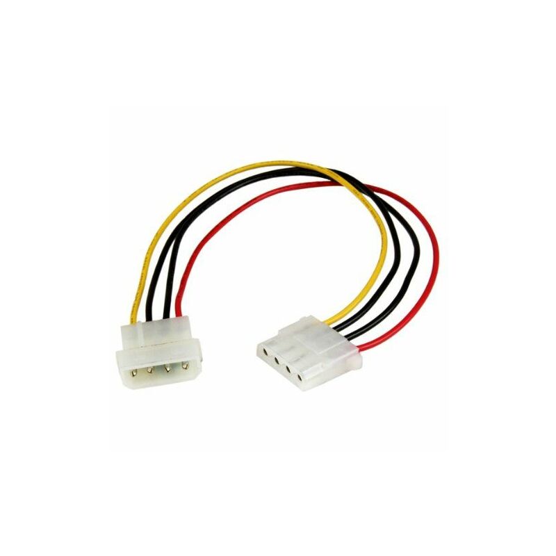 StarTech.com Cable de 30cm de Extensión de Alimentación Corriente Molex LP4 - 4 pines Macho a Hembra