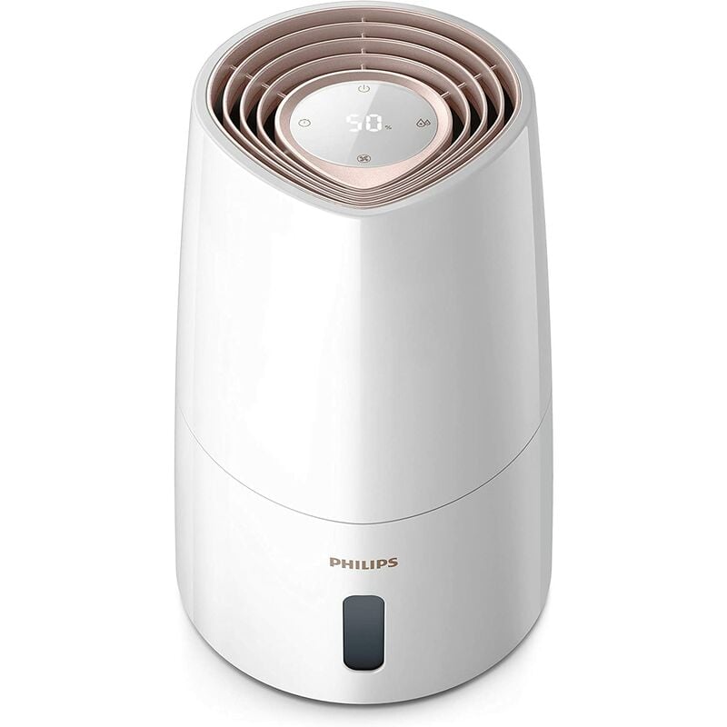 Philips 3000 series HU3916/10 humidificador Ultrasónica 3 L 25 W Oro rosa, Blanco